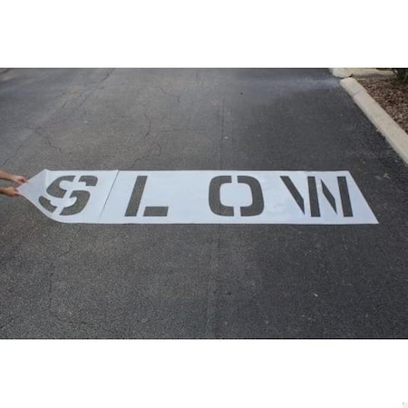 Accuform INDIVIDUAL LETTER STENCILS 8 in  FMS110 FMS110